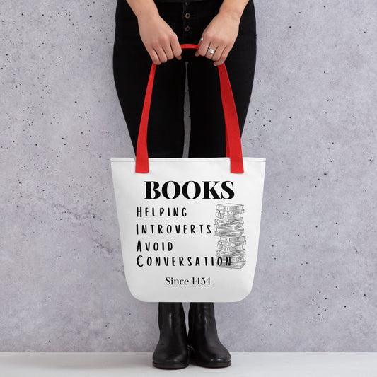 Books & Introverts Tote