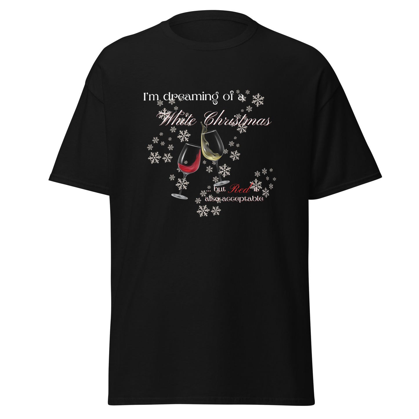 White Wine Christmas tee