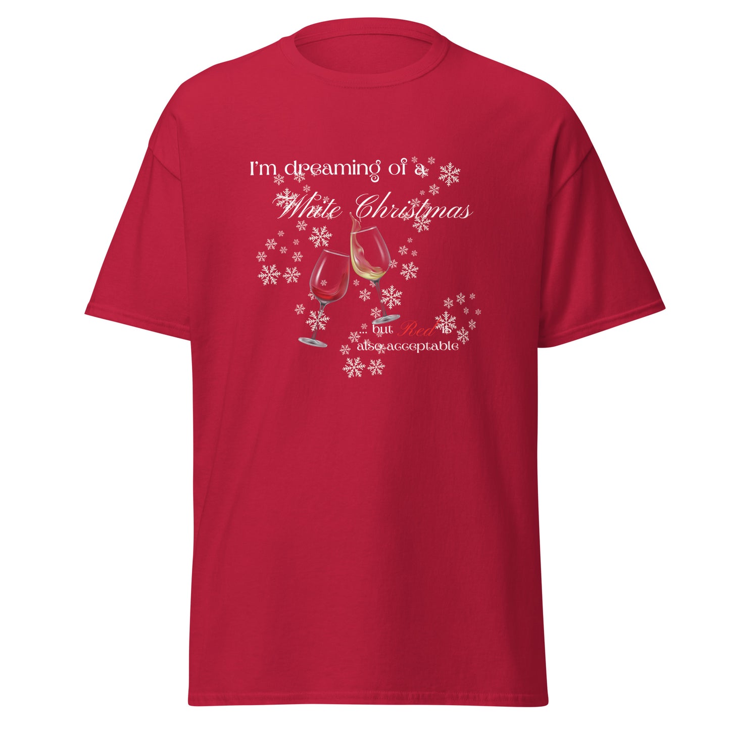 White Wine Christmas tee