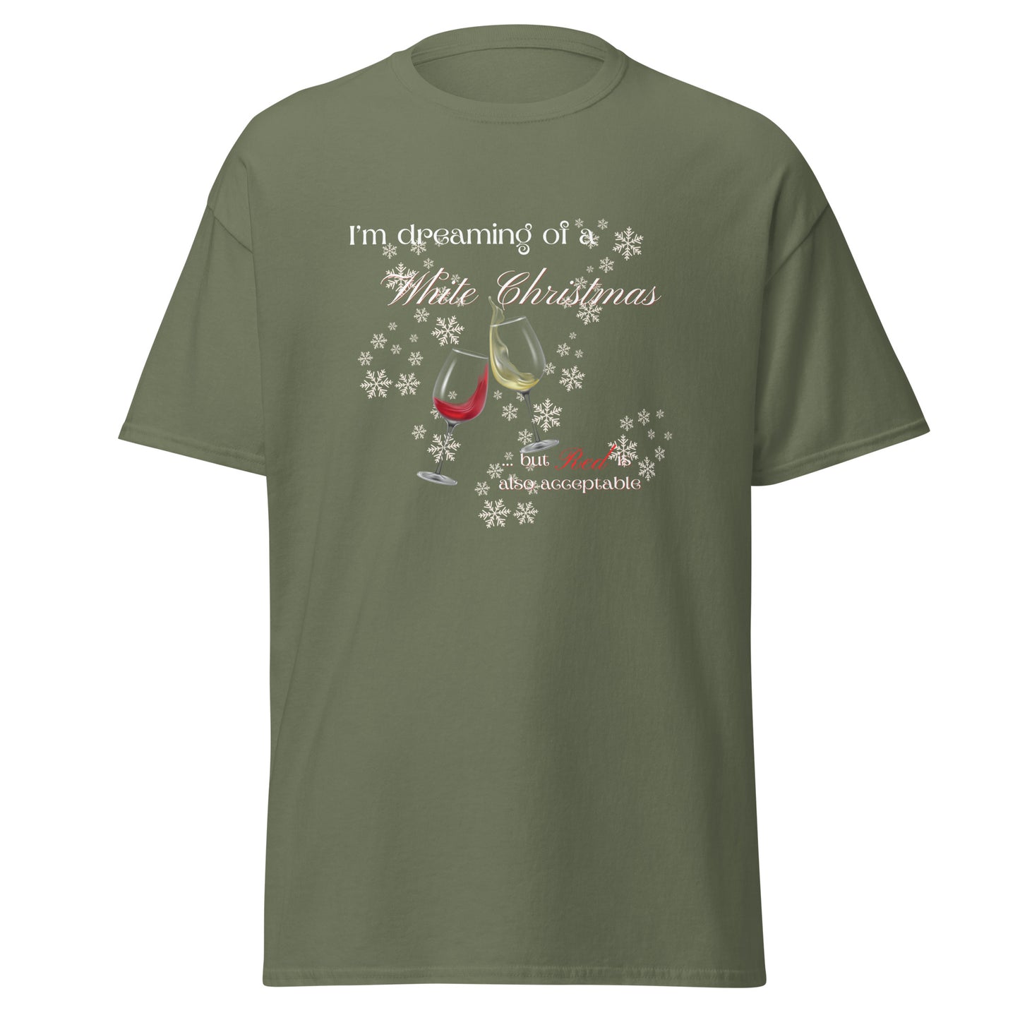 White Wine Christmas tee