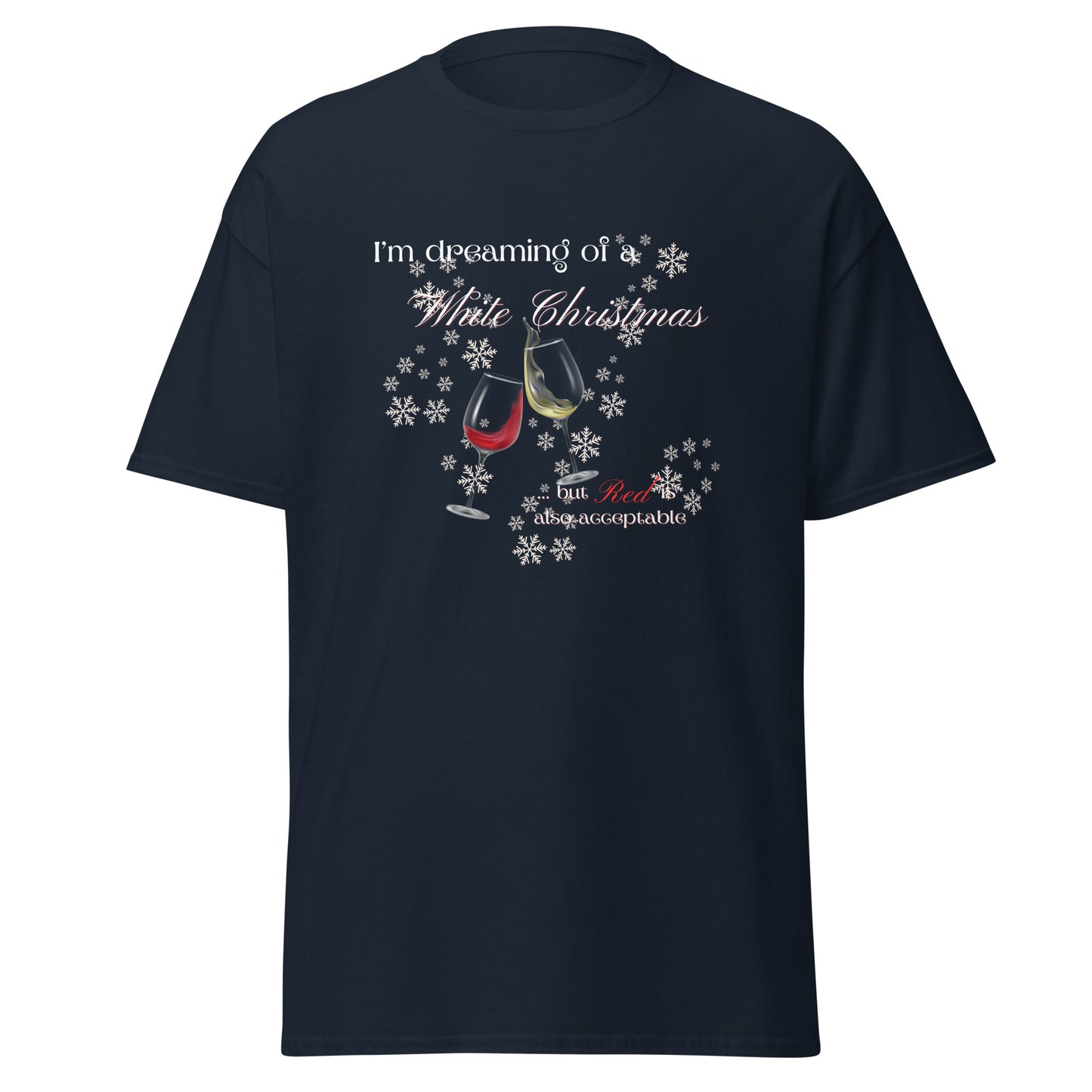 White Wine Christmas tee