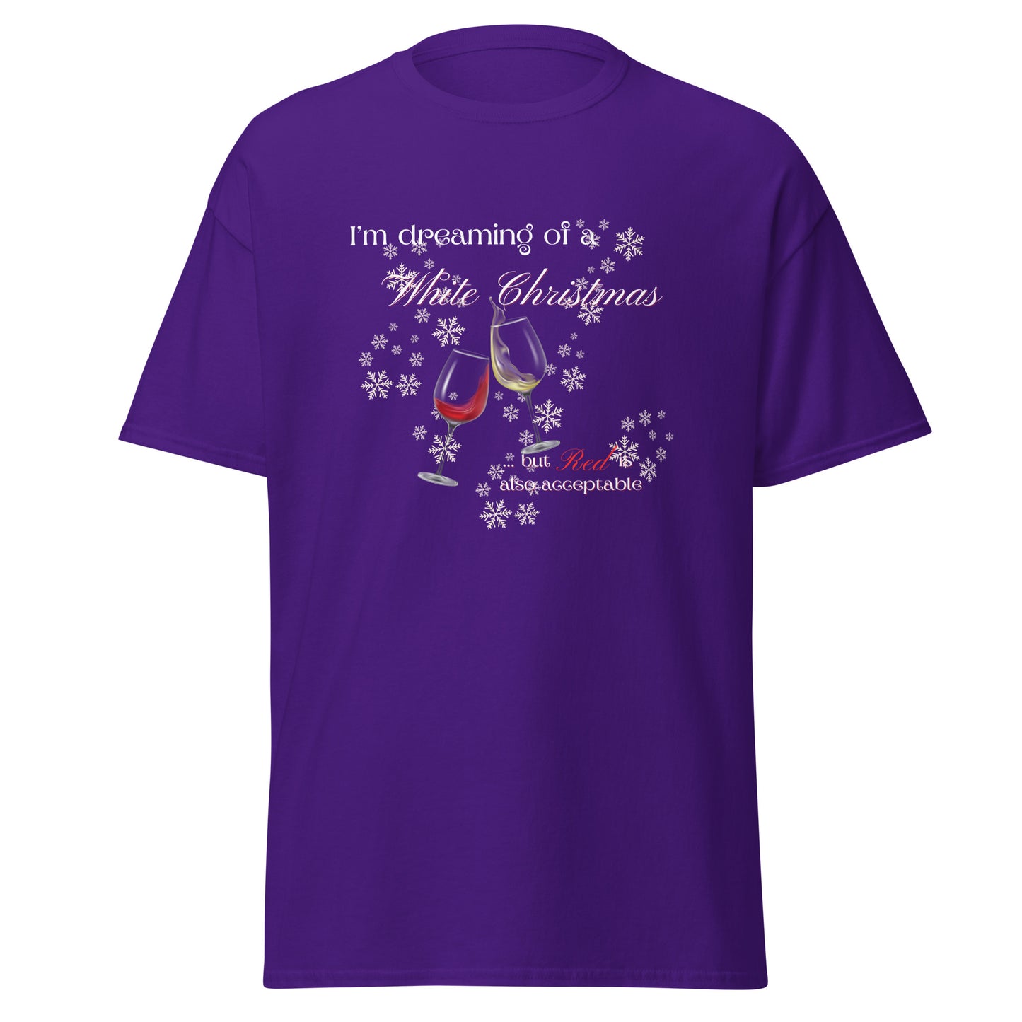 White Wine Christmas tee