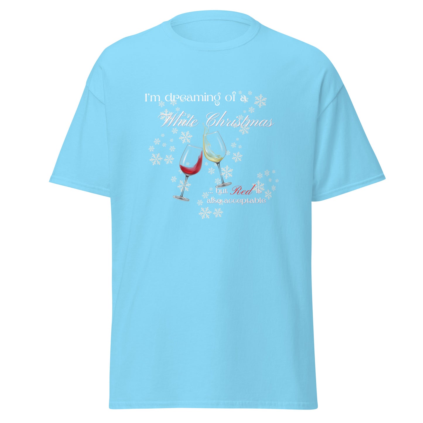 White Wine Christmas tee