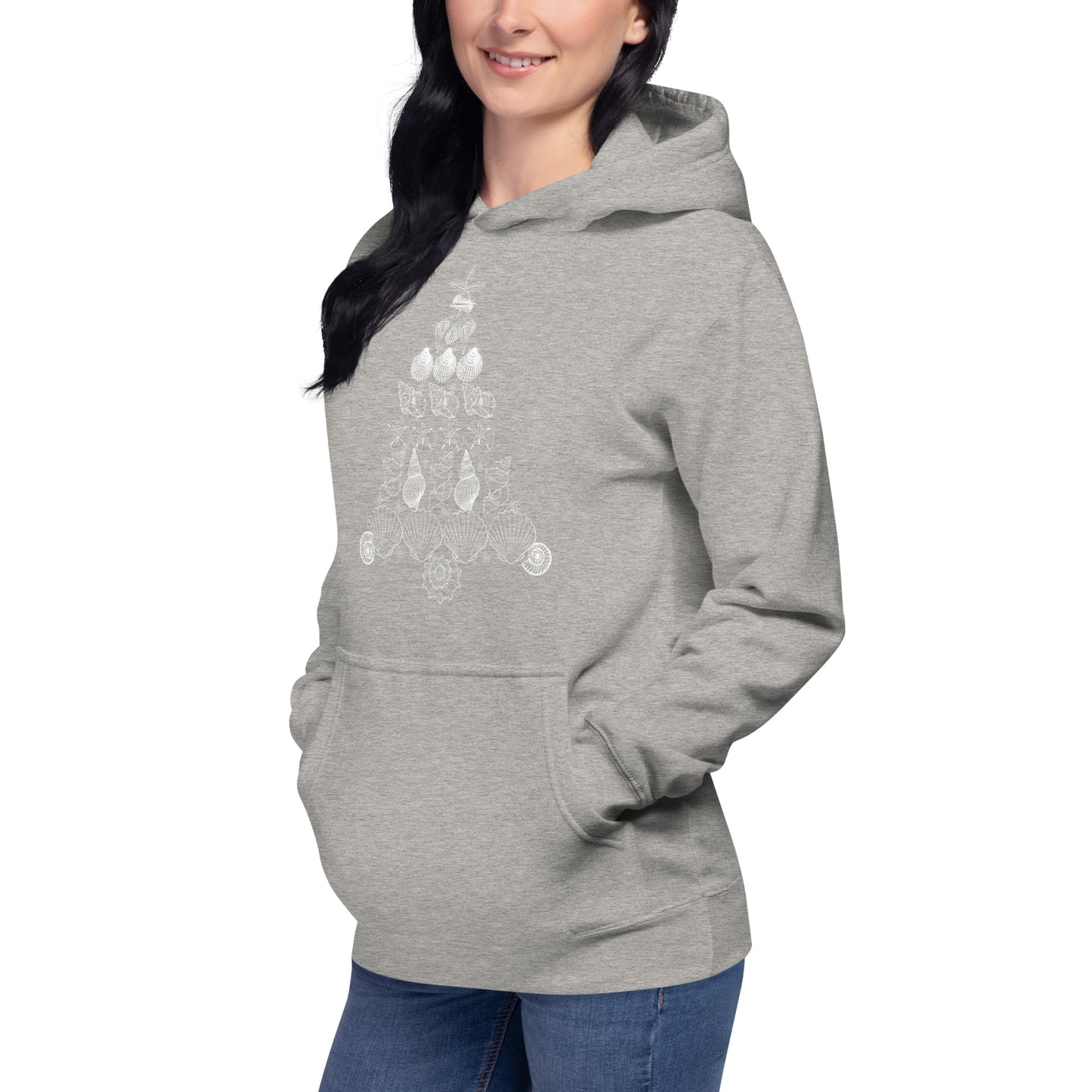 Seashell Christmas Tree Unisex Hoodie