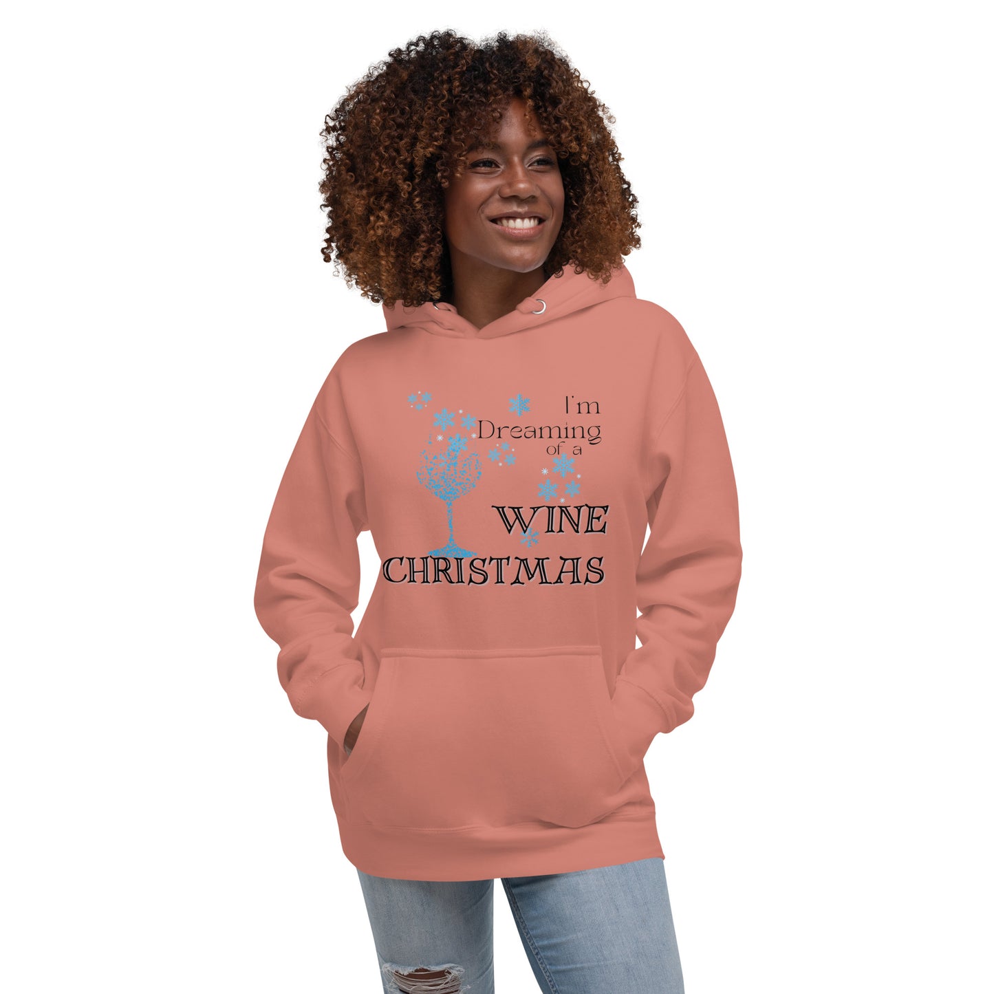 I'm Dreaming of a Wine Christmas Hoodie