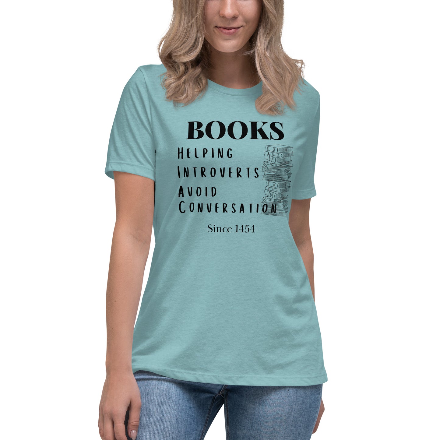 Books & Introverts Women's Relaxed T