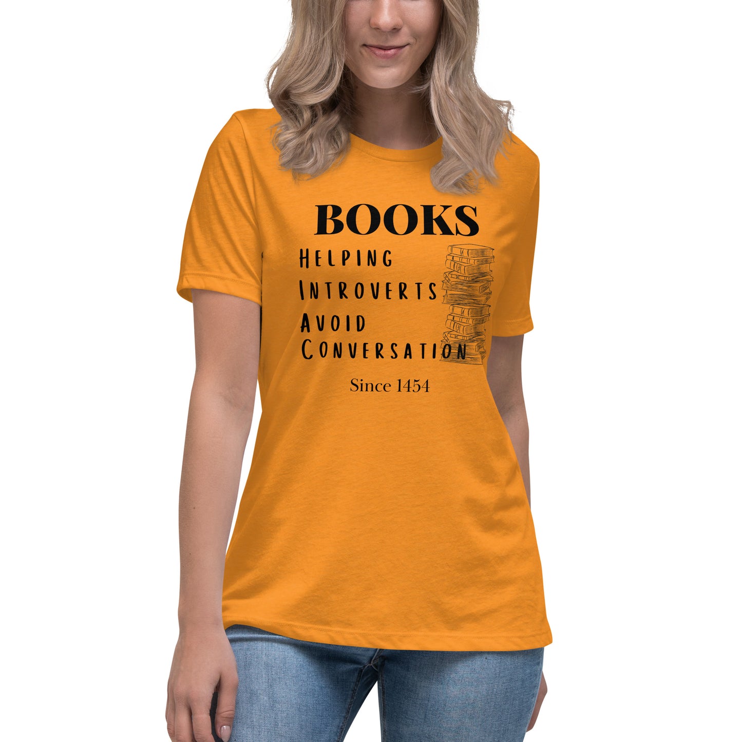 Books & Introverts Women's Relaxed T