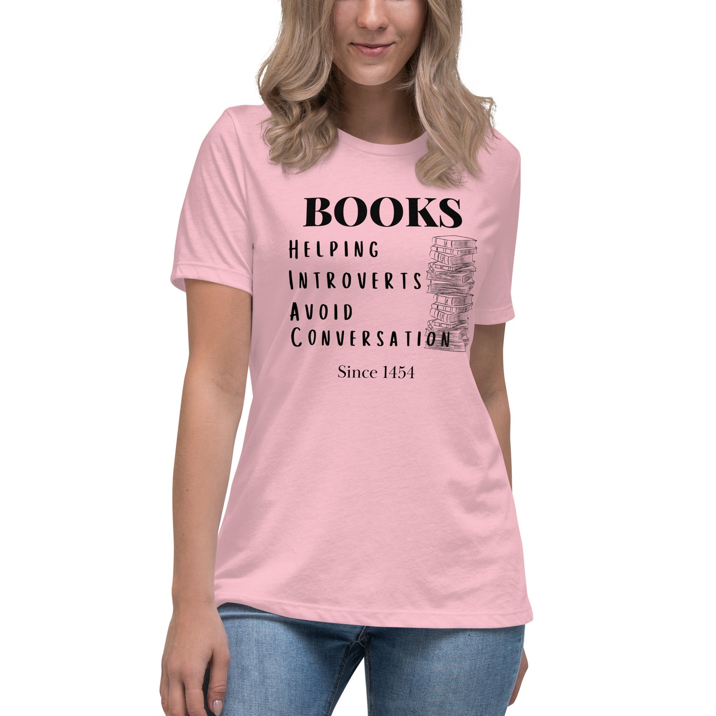 Books & Introverts Women's Relaxed T