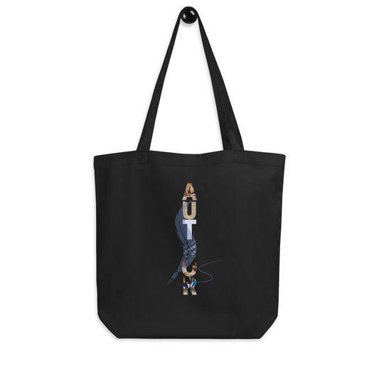 Vertical Author Design Tote Bag