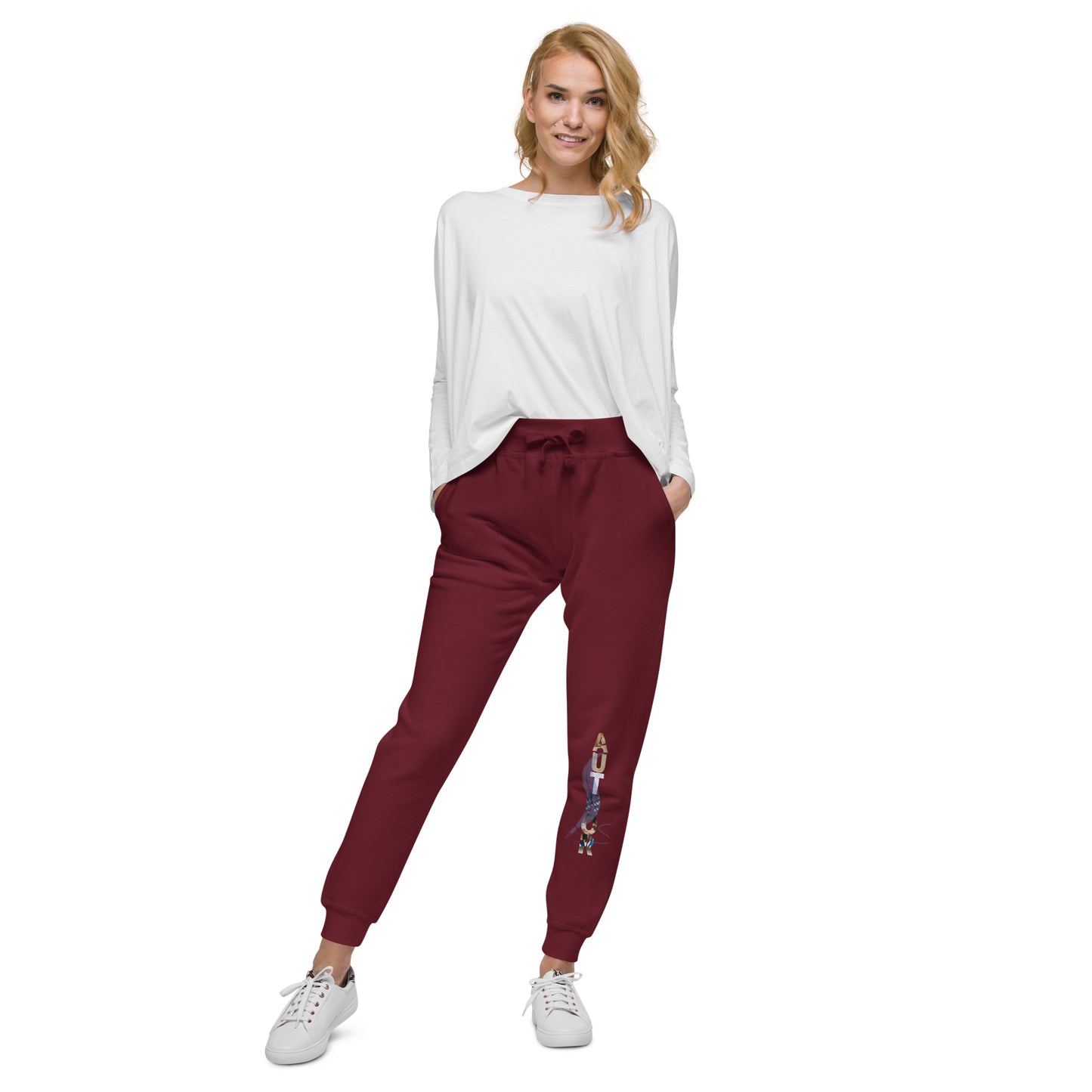 Vertical Author Design Unisex fleece sweatpants