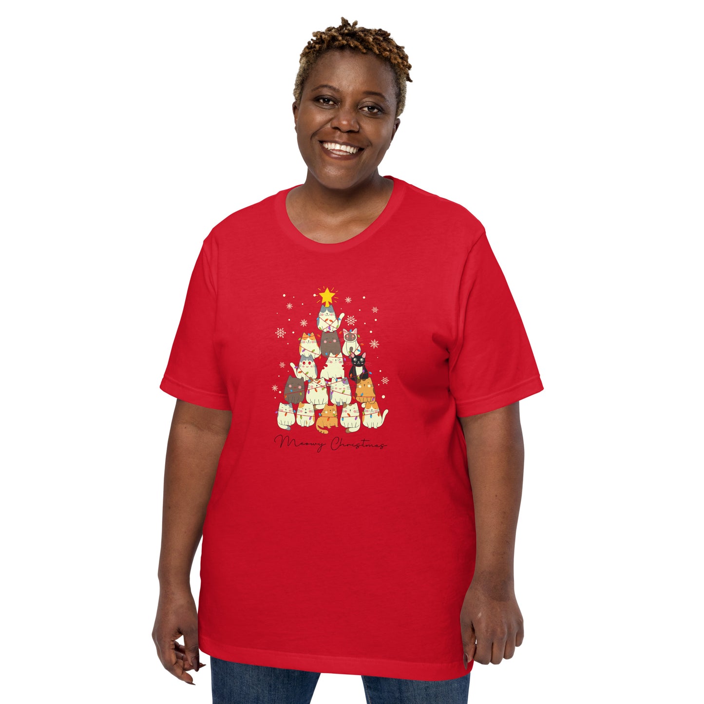Meowy Christmas t-shirt